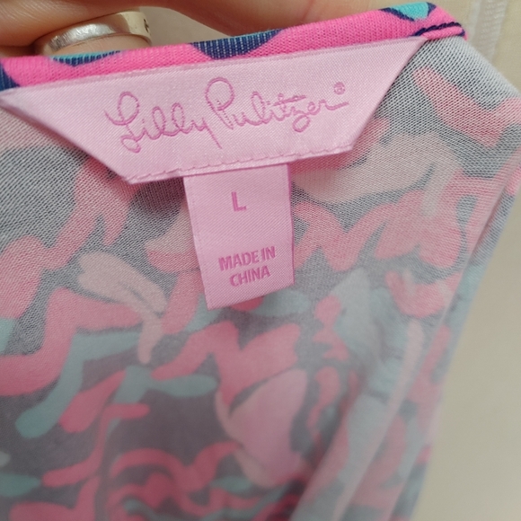 Lilly Pulitzer Tala romper lobstah roll size L - Picture 10 of 15